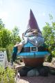 IMG_4724 Amanda hugging world's largest concrete gnome